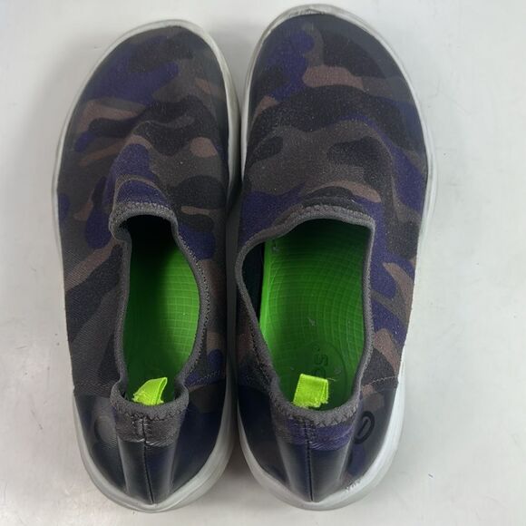 OOFOS OOmg eeZee Midnight Camo Slip On Sneakers - Picture 10 of 14